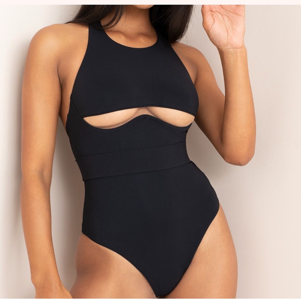 Never worn Agent Provocateur Swimsuit one piece with belt| size 2